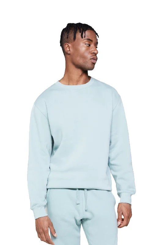 Lane Seven Mens Premium Crewneck Sweatshirt - Seafoam Blue