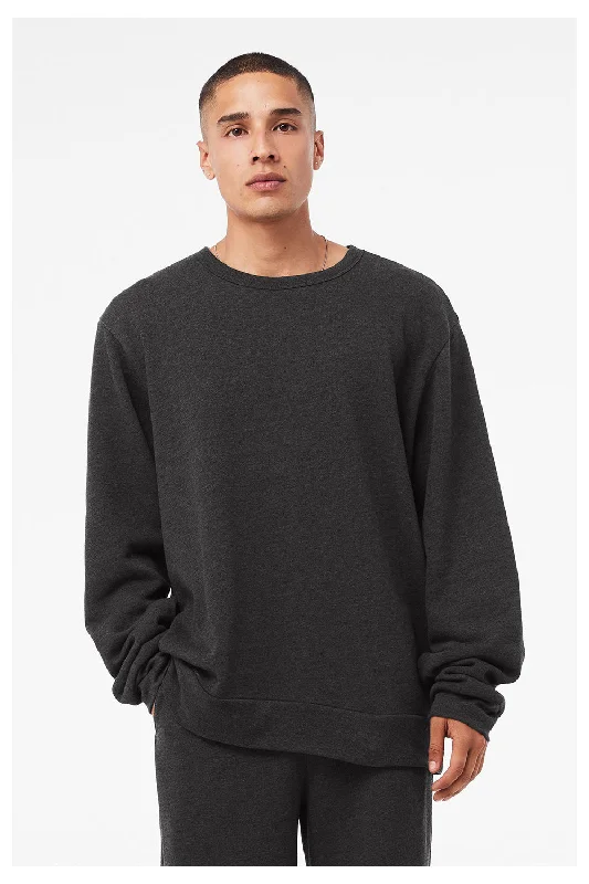 Bella + Canvas Mens Classic Crewneck Sweatshirt - Heather Dark Grey