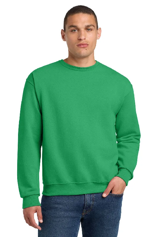 Jerzees Mens NuBlend Fleece Crewneck Sweatshirt - Kelly Green