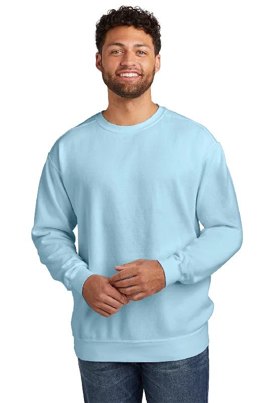 Comfort Colors Mens Crewneck Sweatshirt - Chambray Blue