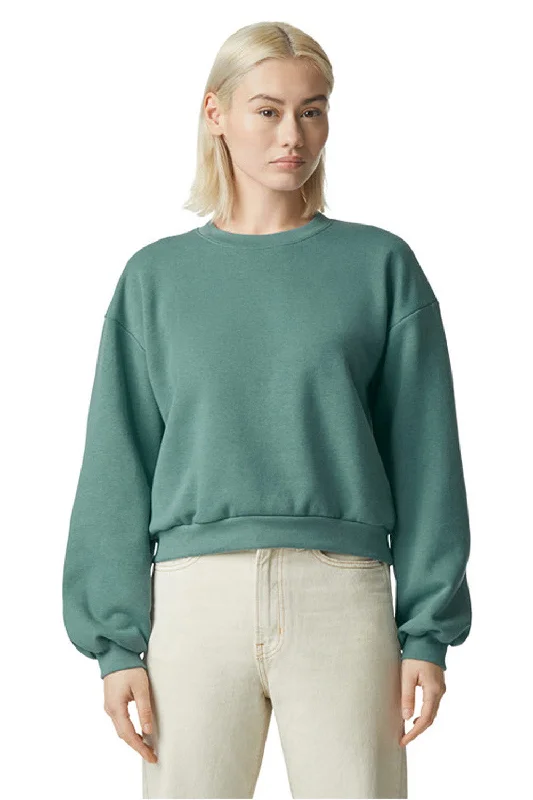 American Apparel Mens ReFlex Fleece Crewneck Sweatshirt - Arctic Green