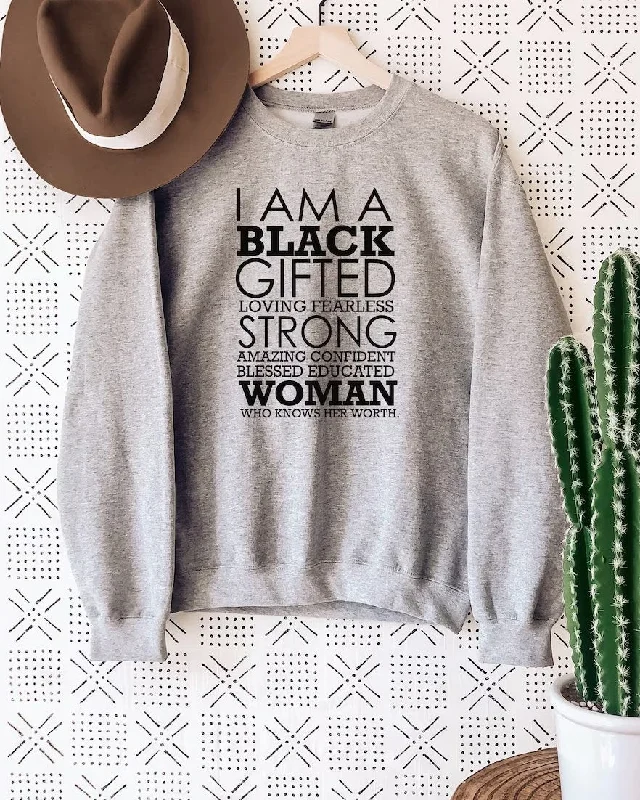 I Am A Black Gifted Long Sleeve Sweatshirt