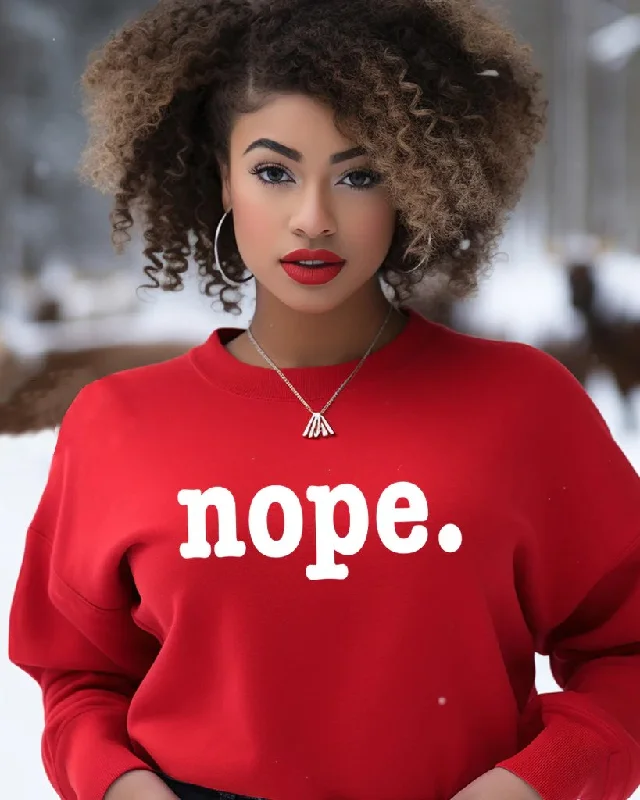 Nope Long Sleeve Sweatshirt