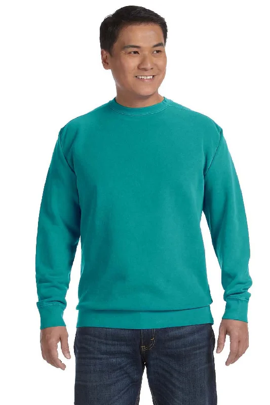 Comfort Colors Mens Crewneck Sweatshirt - Seafoam Green