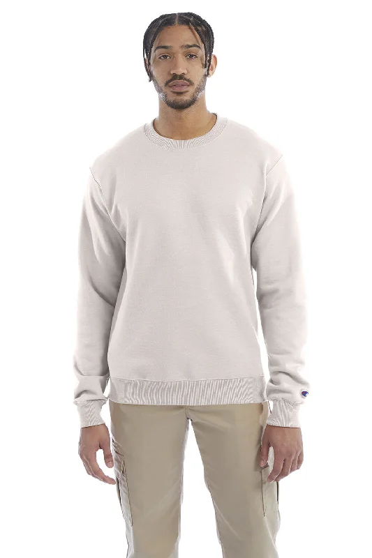 Champion Mens Double Dry Eco Moisture Wicking Fleece Crewneck Sweatshirt - Body Blush Pink