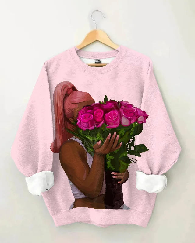 In My Luxury Barbie Era Long Sleeve Sweatshirt