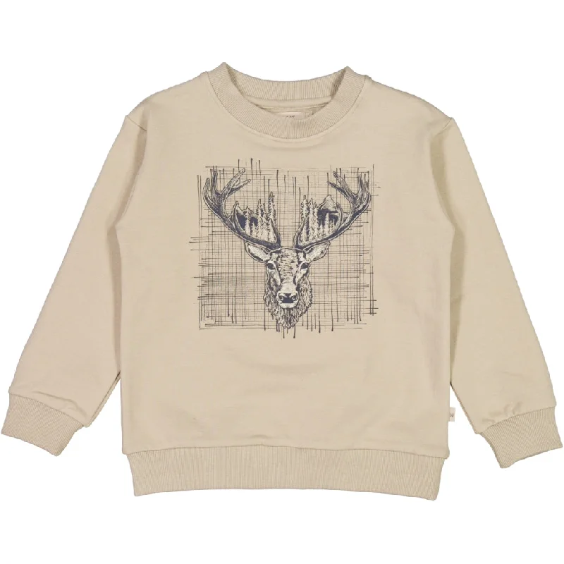 Sweatshirt Deer - gravel