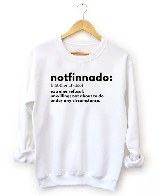 Notfinnado Unisex Long Sleeve Sweatshirt