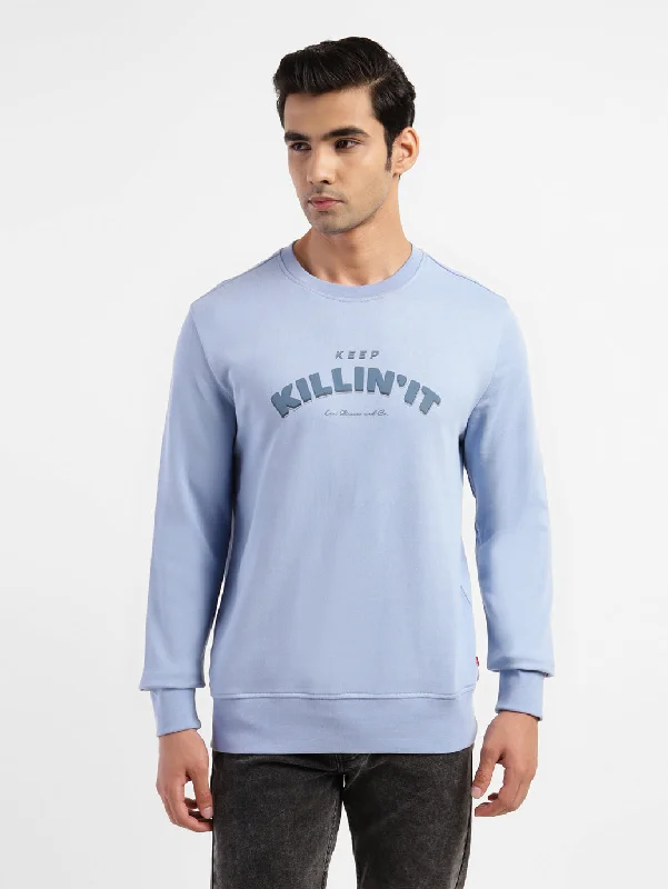 Men's Printed Crew Neck Sweatshirt