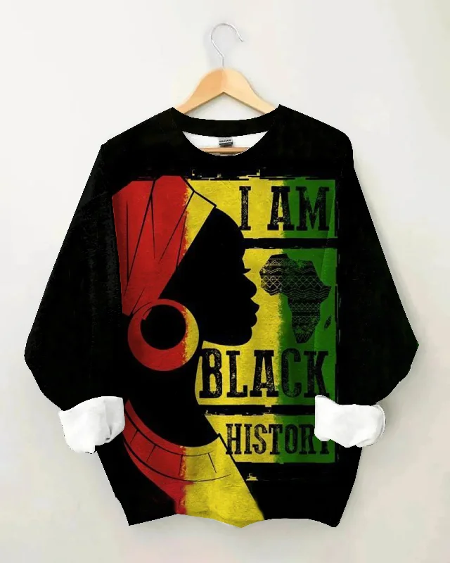 African Mamas Black History Month Long Sleeve sweatshirt