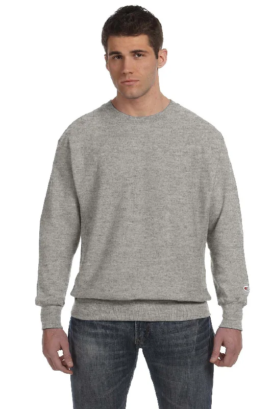 Champion Mens Shrink Resistant Crewneck Sweatshirt - Oxford Grey