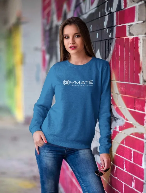 Sweatshirt For Teens Centre 'Think Positive' [colours]