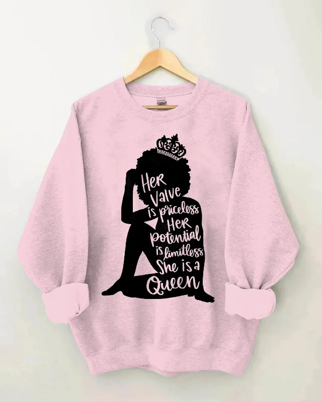 Black Queen Magic Long Sleeve Sweatshirt