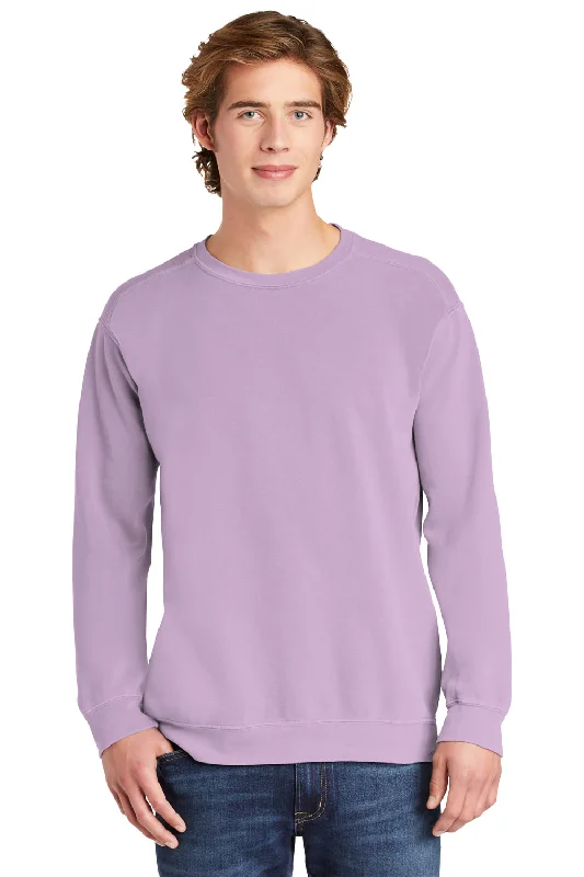 Comfort Colors Mens Crewneck Sweatshirt - Orchid Purple