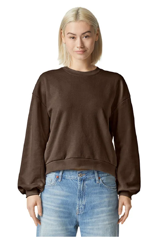 American Apparel Mens ReFlex Fleece Crewneck Sweatshirt - Brown