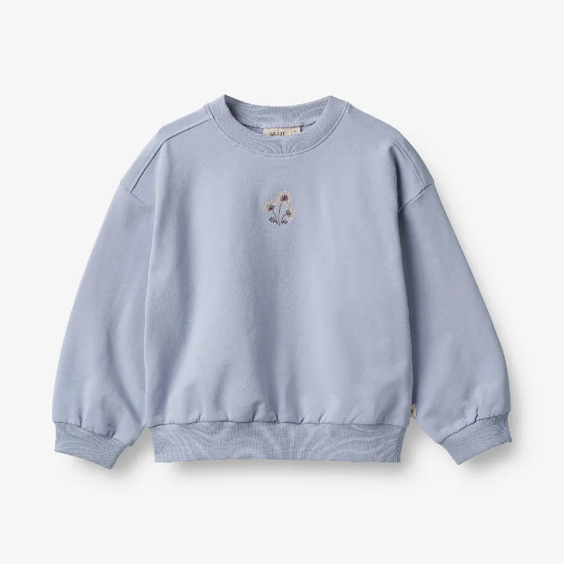 Sweatshirt Eliza Embroidery - ice purple