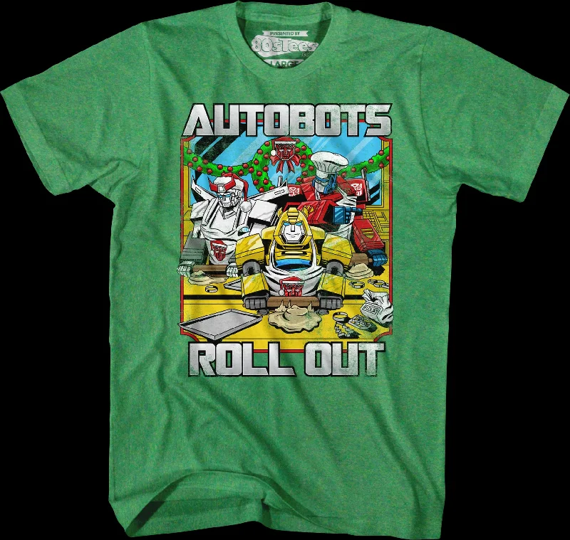 Autobots Roll Out Transformers Christmas T-Shirt