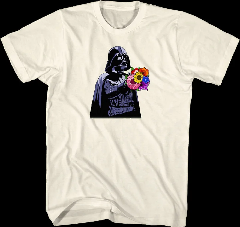 Darth Vader Flowers Star Wars T-Shirt