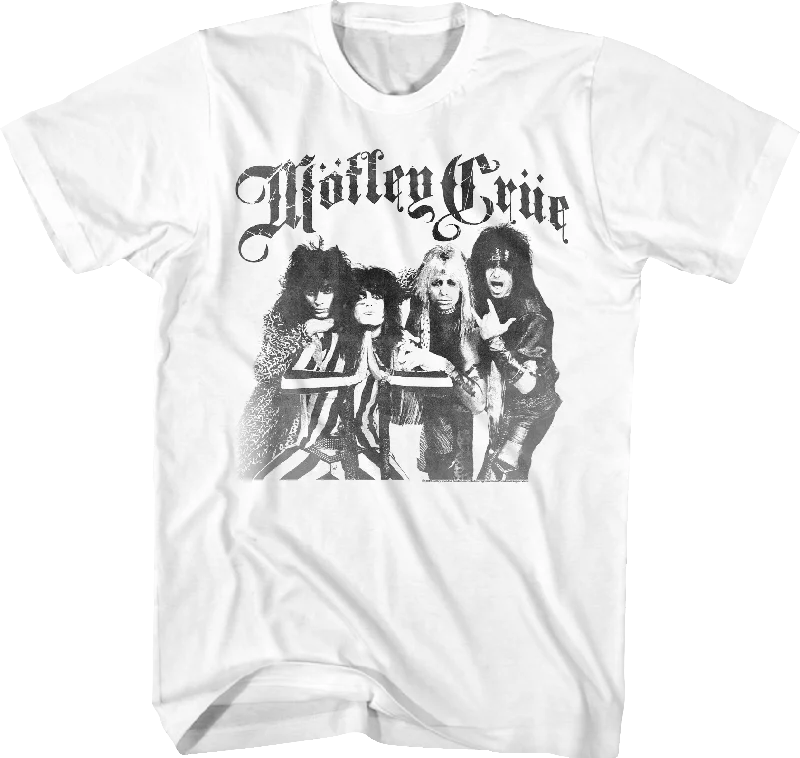 Black and White Motley Crue T-Shirt