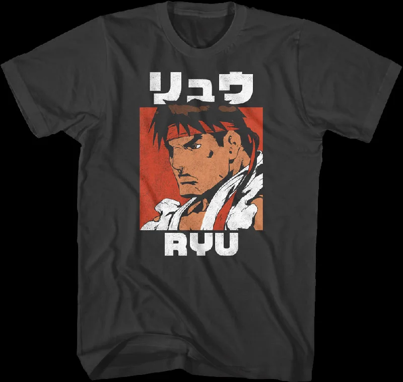 Ryu Japanese Photo Street Fighter T-Shirt