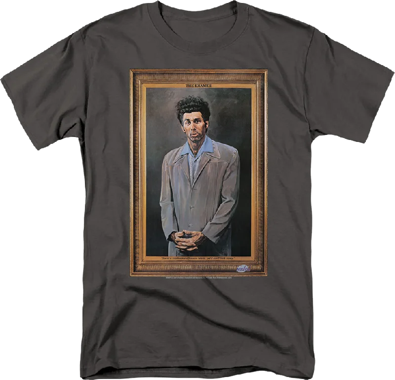 Charcoal Kramer Painting Seinfeld T-Shirt