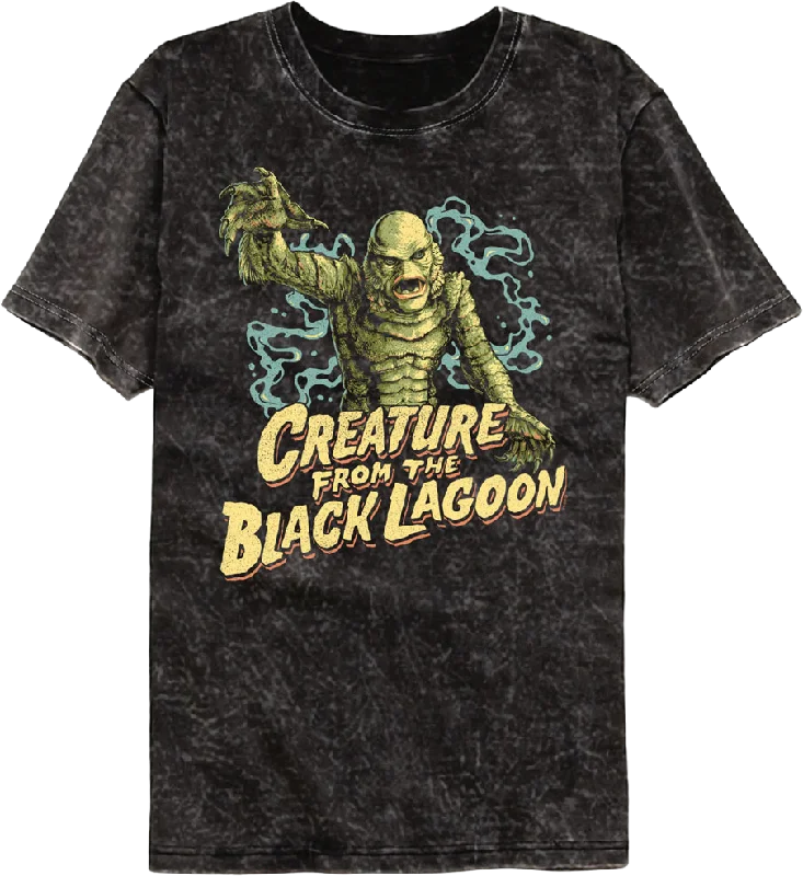 Attack Pose Creature From The Black Lagoon Mineral Wash T-Shirt