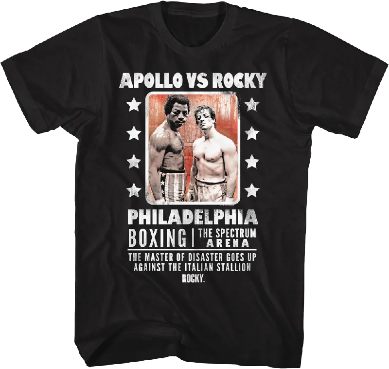 Boxing Poster Apollo vs Rocky T-Shirt