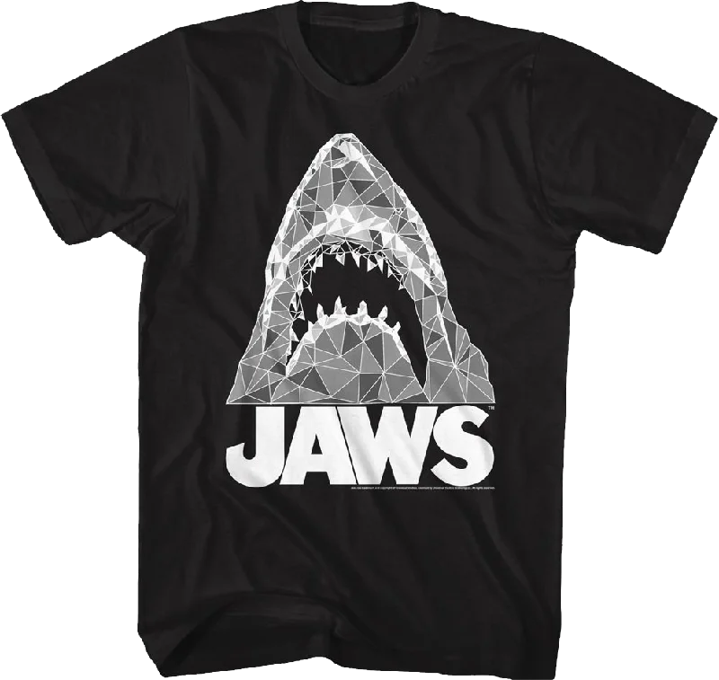 Geometric Shark Jaws T-Shirt