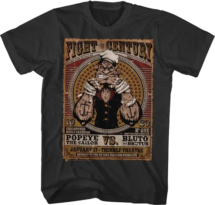 Fight Of The Century Popeye T-Shirt