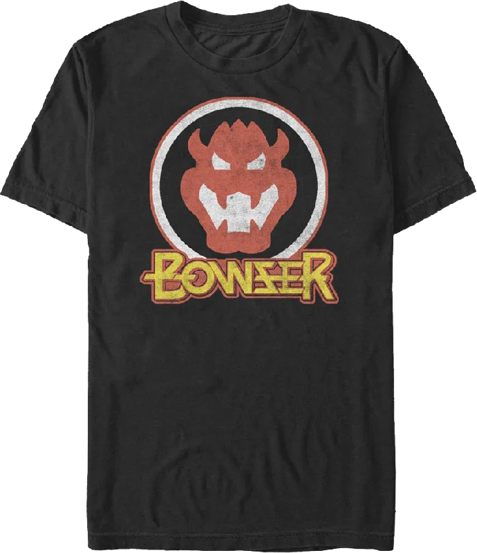 Bowser Logo Super Mario Bros. Nintendo T-Shirt