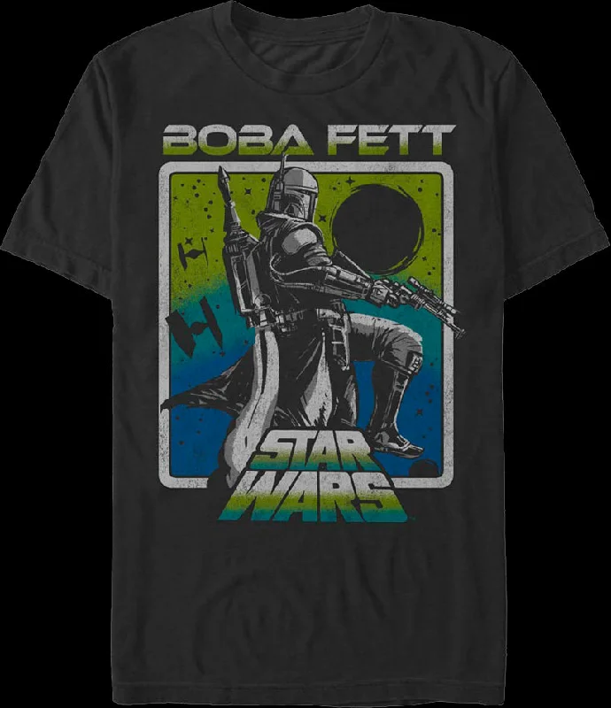 Boba Fett Galactic Bounty Hunter Star Wars T-Shirt