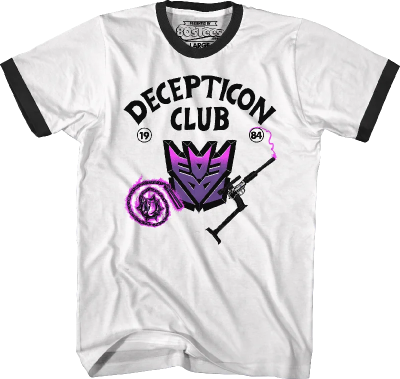 Decepticon Club Transformers Ringer Shirt