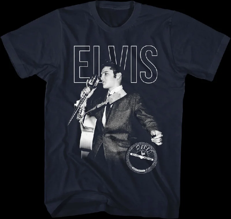 Sun Records Microphone Elvis Presley T-Shirt