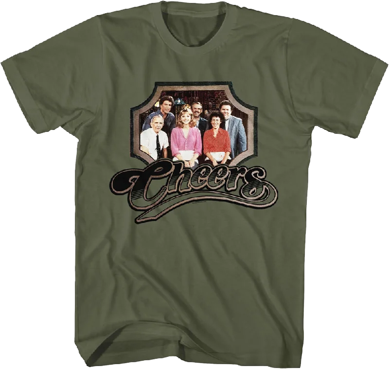 Original Cast Frame Cheers T-Shirt