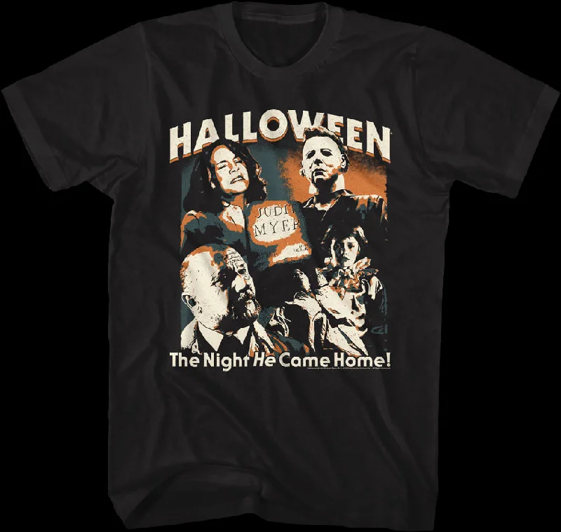 Character Collage Halloween T-Shirt