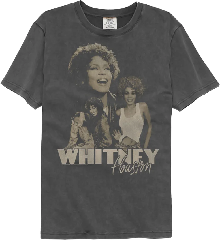 Collage Whitney Houston Comfort Colors Brand T-Shirt