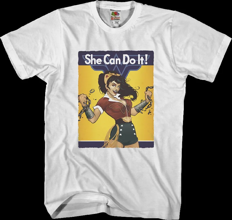 She Can Do It Wonder Woman T-Shirt