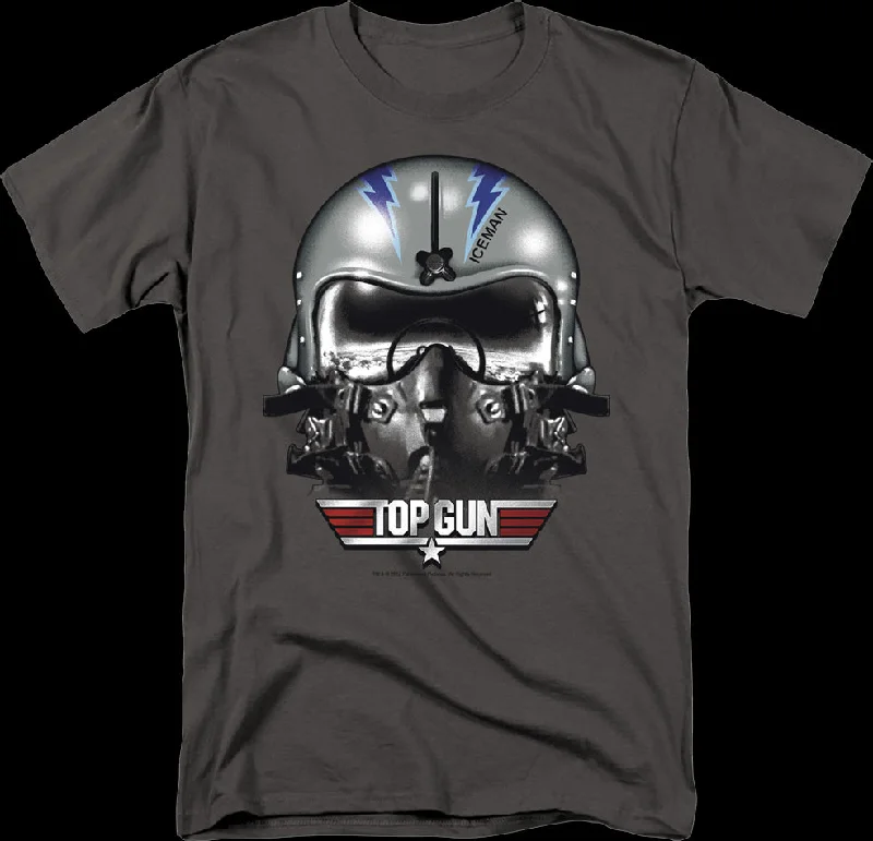 Iceman Helmet Top Gun T-Shirt