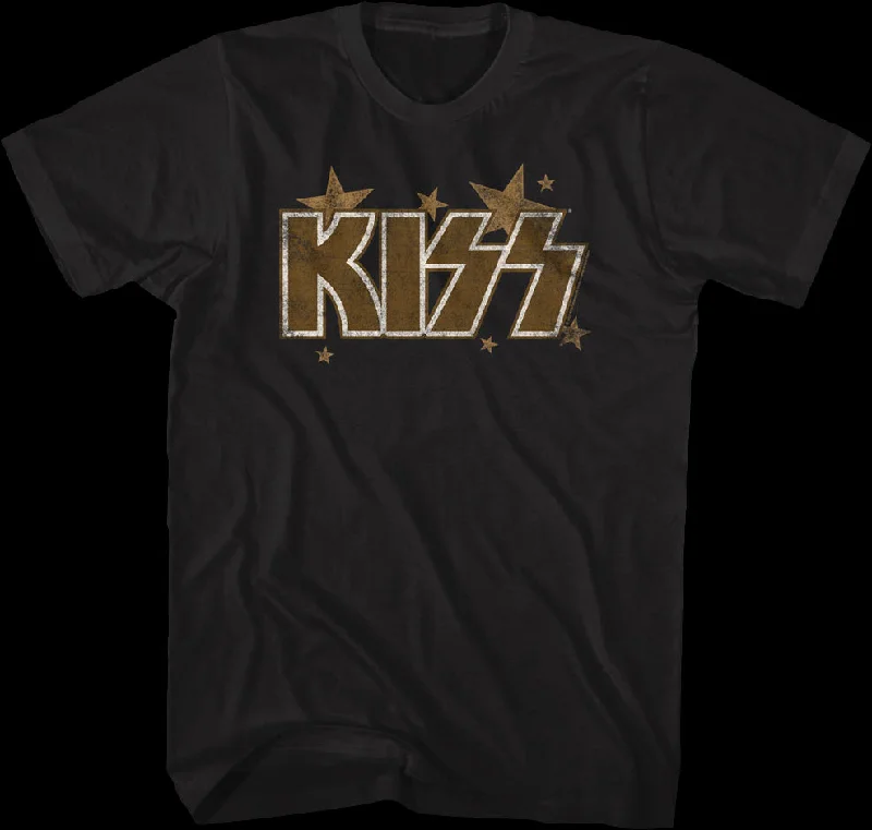 Starry Logo KISS T-Shirt