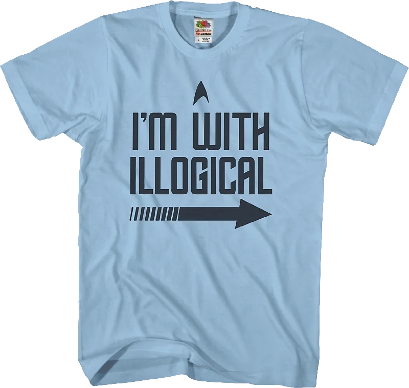 I'm With Illogical Star Trek T-Shirt