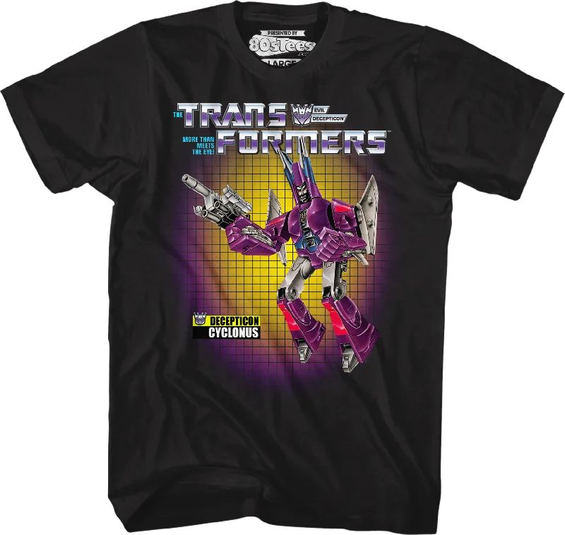 Box Art Cyclonus Transformers T-Shirt