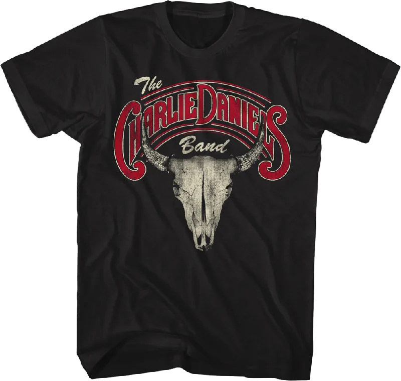 Skull & Logo Charlie Daniels Band T-Shirt