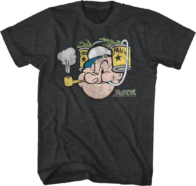 Popeye Spinach Hat T-Shirt