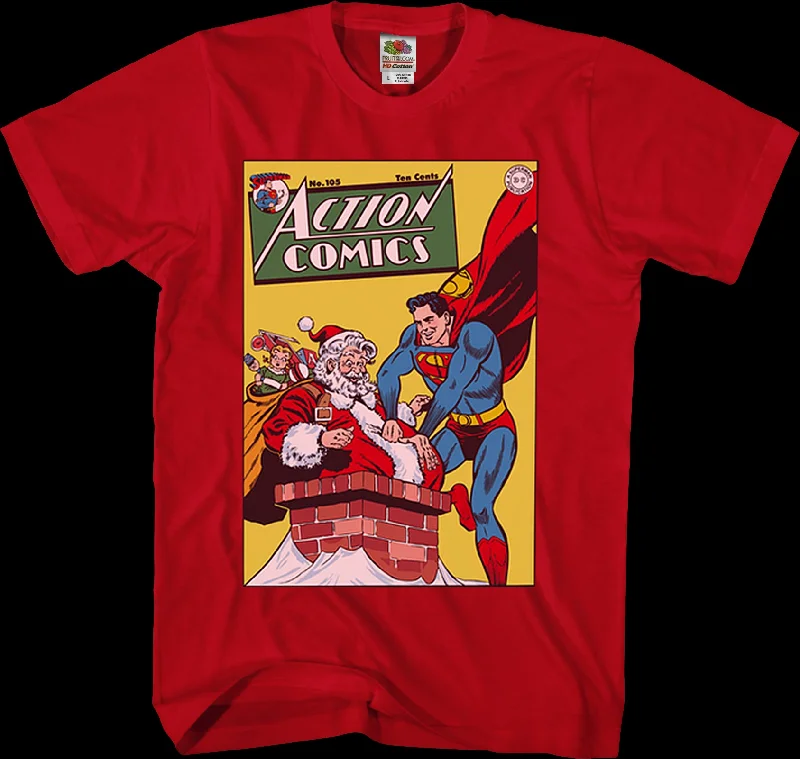 The Man Who Hated Christmas Superman T-Shirt