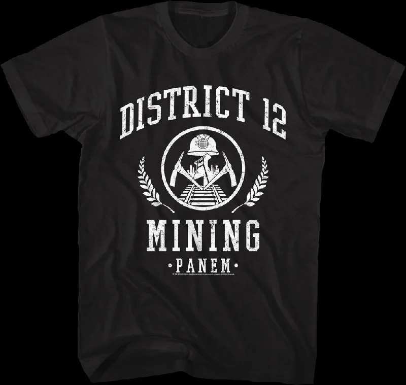 District 12 Mining Hunger Games T-Shirt