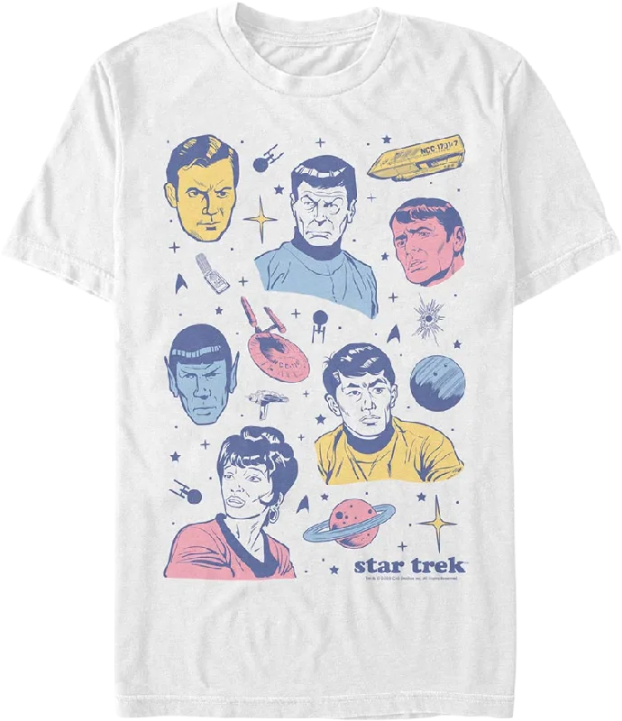 Enterprise Crew Collage Star Trek T-Shirt