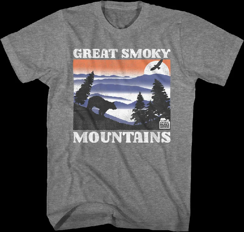 Silhouettes Great Smoky Mountains National Park T-Shirt