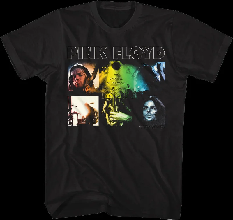 Dark Side of the Moon Band Collage Pink Floyd T-Shirt