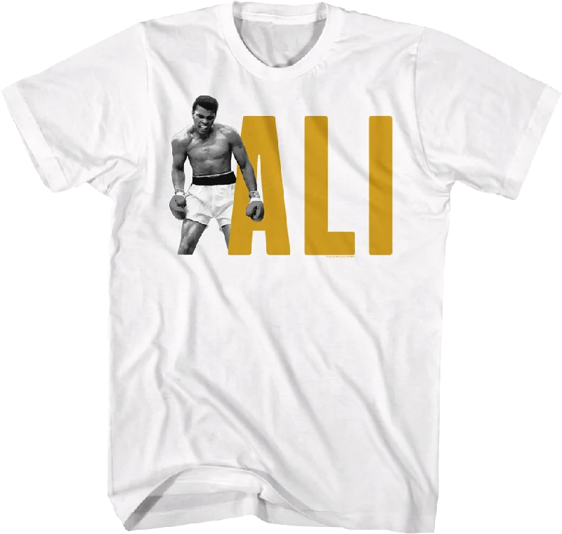 Black And White Knockout Pose Muhammad Ali T-Shirt