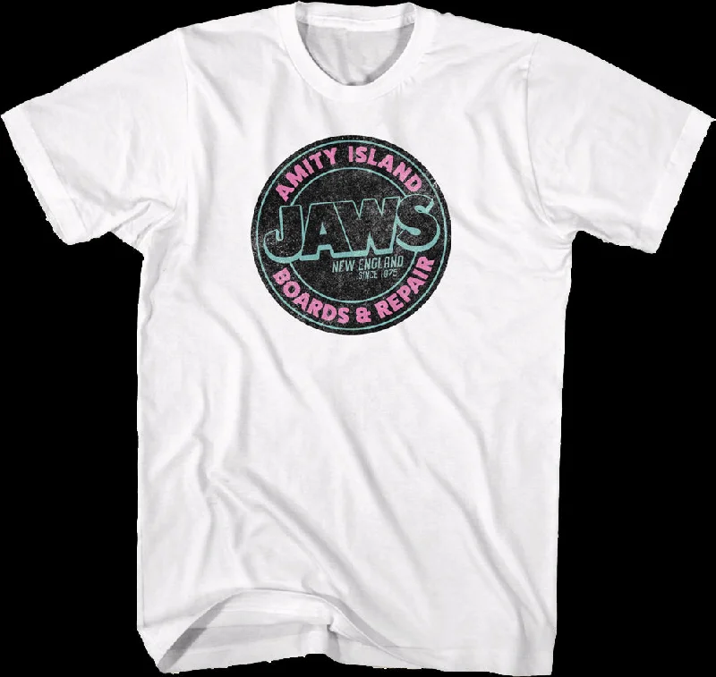 Amity Island Boards & Repair Jaws T-Shirt